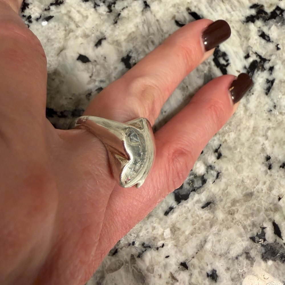 2 TOUS  Silver Signet Rings - Picture 7 of 9